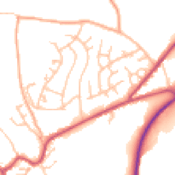 Daytime road noise heatmap for DY12 1JU