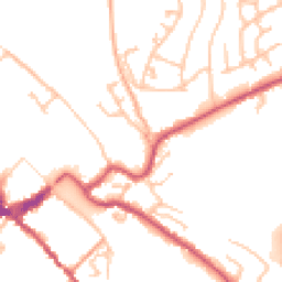 Daytime road noise heatmap for DY12 1LP
