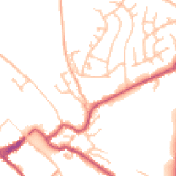 Daytime road noise heatmap for DY12 1LS