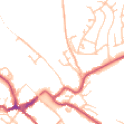 Daytime road noise heatmap for DY12 1QE