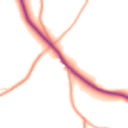 Daytime road noise heatmap for DY12 1RN