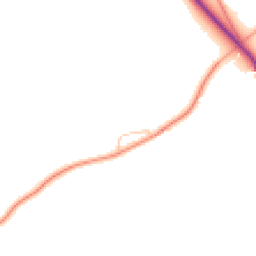 Daytime road noise heatmap for DY12 1RZ