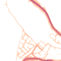 Daytime road noise heatmap for DY12 2BL