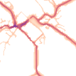 Daytime road noise heatmap for DY12 2DZ