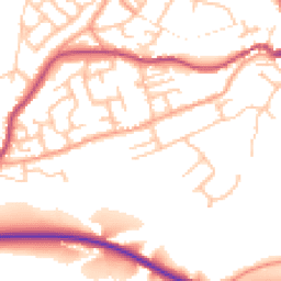Daytime road noise heatmap for DY12 2HD