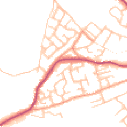 Daytime road noise heatmap for DY12 2JW