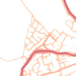 Daytime road noise heatmap for DY12 2PR
