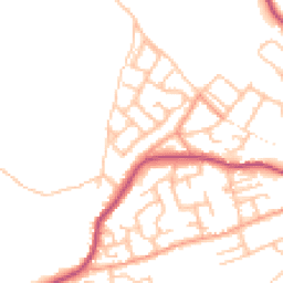 Daytime road noise heatmap for DY12 2QA