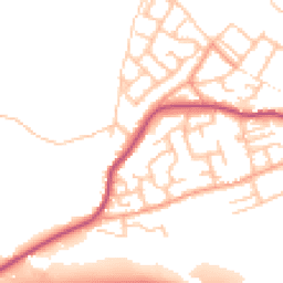Daytime road noise heatmap for DY12 2QF