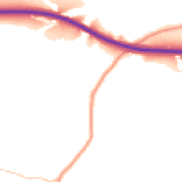 Daytime road noise heatmap for DY12 2TP