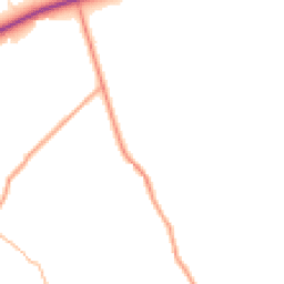 Daytime road noise heatmap for DY12 2UT