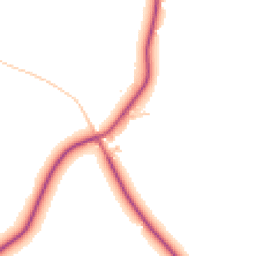 Daytime road noise heatmap for DY12 3BG