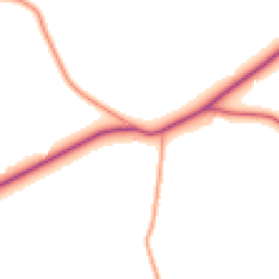 Daytime road noise heatmap for DY12 3BZ