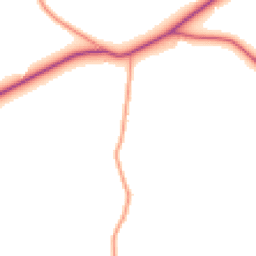 Daytime road noise heatmap for DY12 3DD