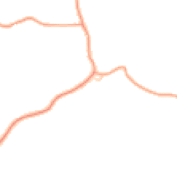 Daytime road noise heatmap for DY14 0AU