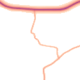 Daytime road noise heatmap for DY14 0BY