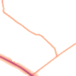 Daytime road noise heatmap for DY14 0EB