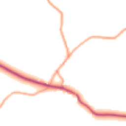 Daytime road noise heatmap for DY14 0NA