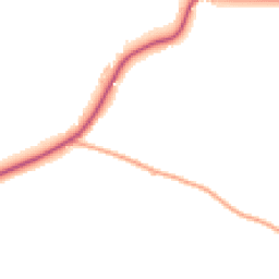 Daytime road noise heatmap for DY14 0NJ