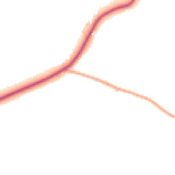 Daytime road noise heatmap for DY14 0NL