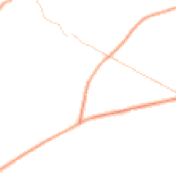 Daytime road noise heatmap for DY14 0TS
