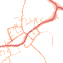 Daytime road noise heatmap for DY14 8AA