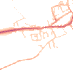 Daytime road noise heatmap for DY14 8BH