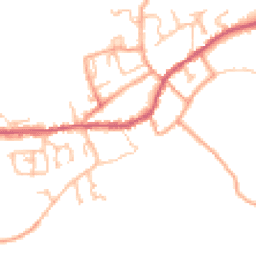 Daytime road noise heatmap for DY14 8BY