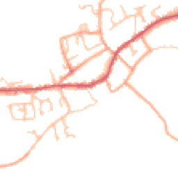 Daytime road noise heatmap for DY14 8DF