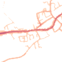 Daytime road noise heatmap for DY14 8DP