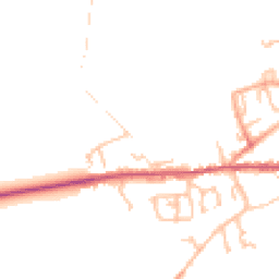 Daytime road noise heatmap for DY14 8EB