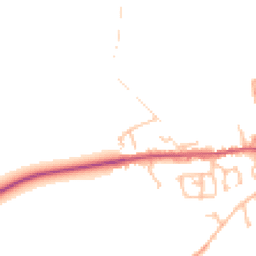Daytime road noise heatmap for DY14 8EE