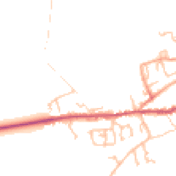 Daytime road noise heatmap for DY14 8EY