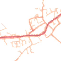 Daytime road noise heatmap for DY14 8GH