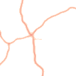 Daytime road noise heatmap for DY14 8JZ