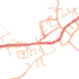 Daytime road noise heatmap for DY14 8PZ