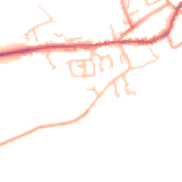 Daytime road noise heatmap for DY14 8RG
