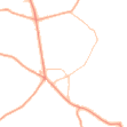 Daytime road noise heatmap for DY14 9AG
