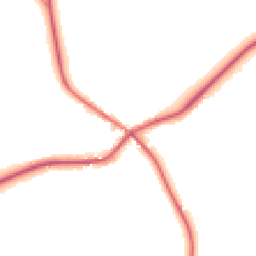 Daytime road noise heatmap for DY14 9HL