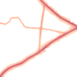 Daytime road noise heatmap for DY14 9RE
