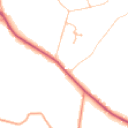 Daytime road noise heatmap for DY14 9TF