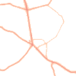 Daytime road noise heatmap for DY14 9XZ