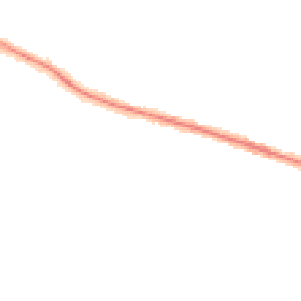 Night-time road noise heatmap for DY3 1BN