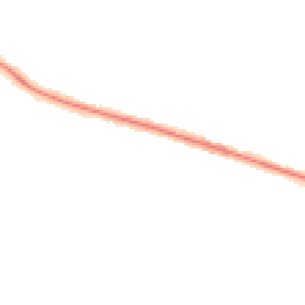 Night-time road noise heatmap for DY3 1BU