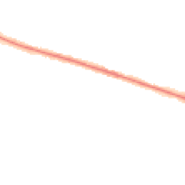 Night-time road noise heatmap for DY3 1DA