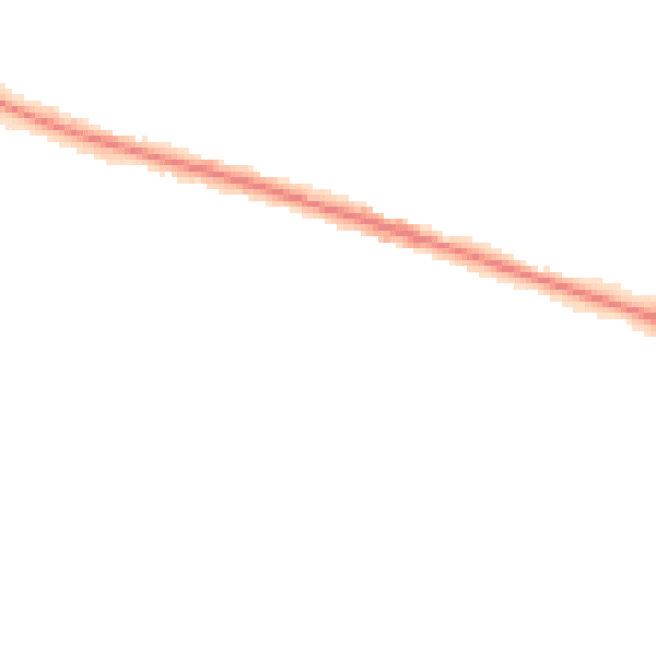 Night-time road noise heatmap for DY3 1DD