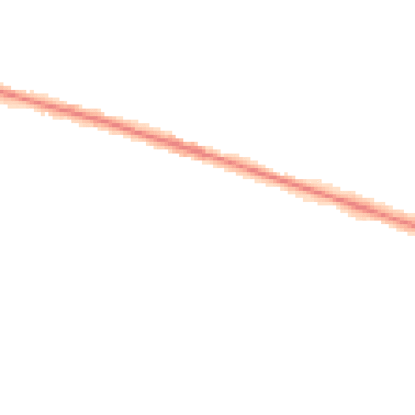 Night-time road noise heatmap for DY3 1DF