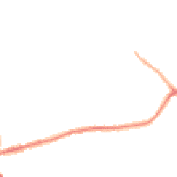 Night-time road noise heatmap for DY3 1LZ