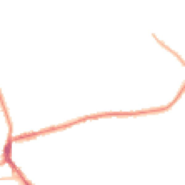 Night-time road noise heatmap for DY3 1ND