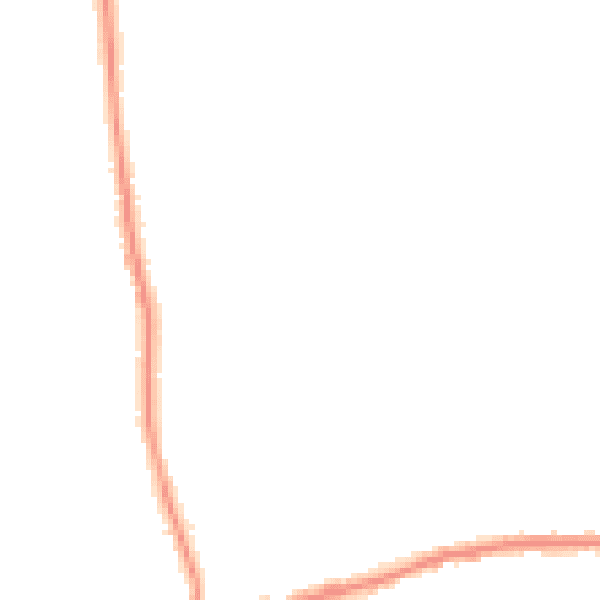 Night-time road noise heatmap for DY3 1PY